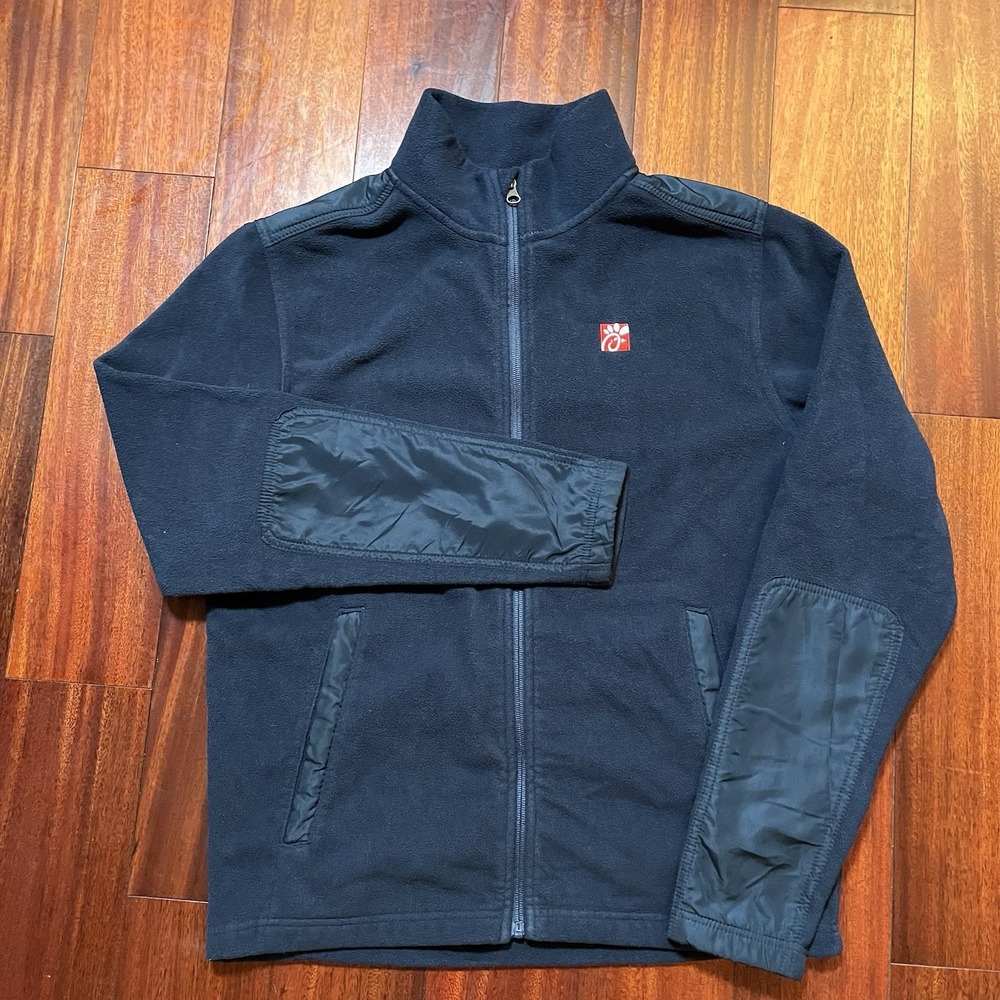 Chic Fil A Employee Team Style Oobe Full Zip Fleece Jacket Mens Size Medium